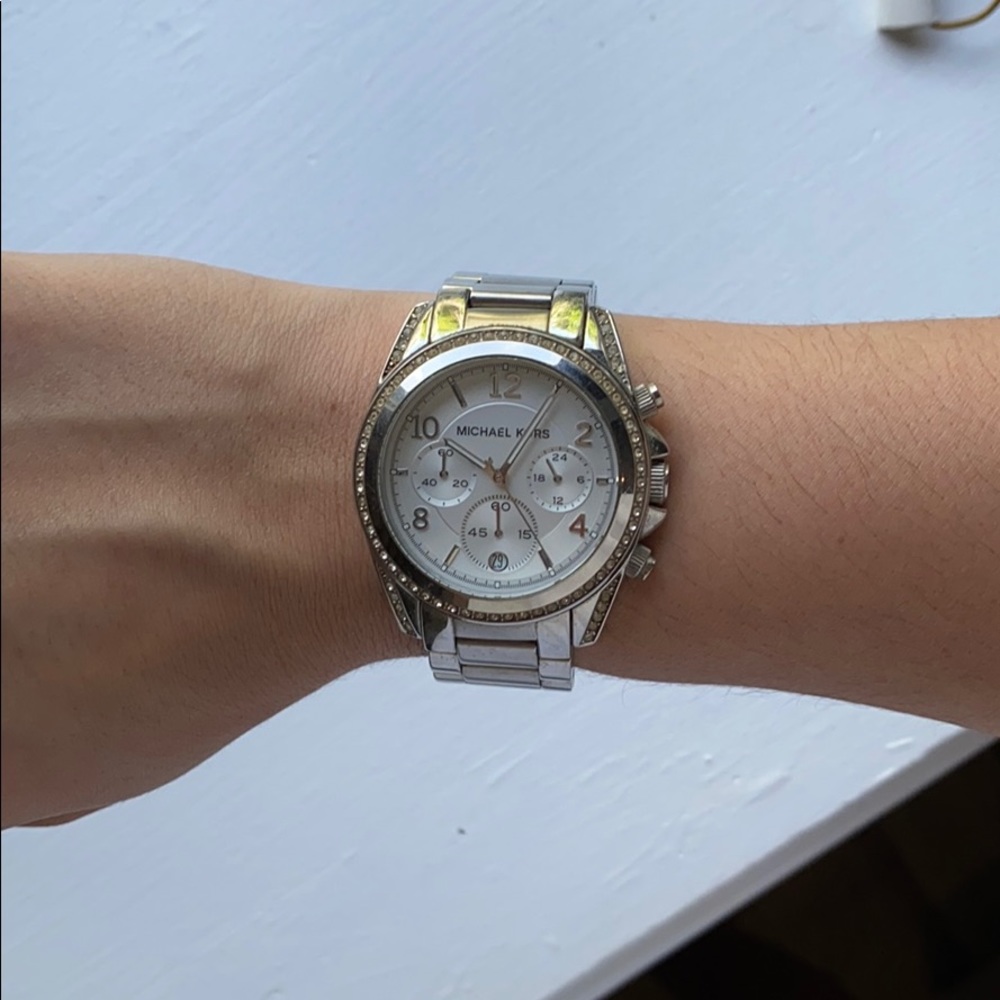 Michael Kors Blair Silver Watch